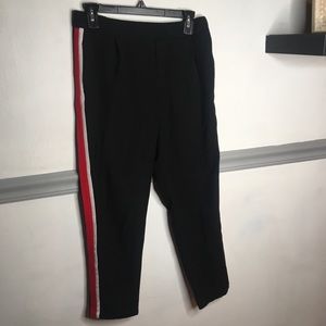 Zara casual dress pants with stripe